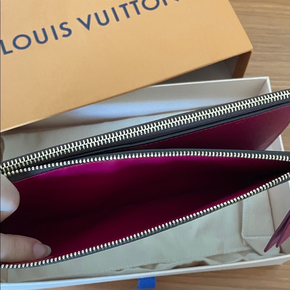 Authentic Louis Vuitton Adele Long Monogram Walle… - image 5